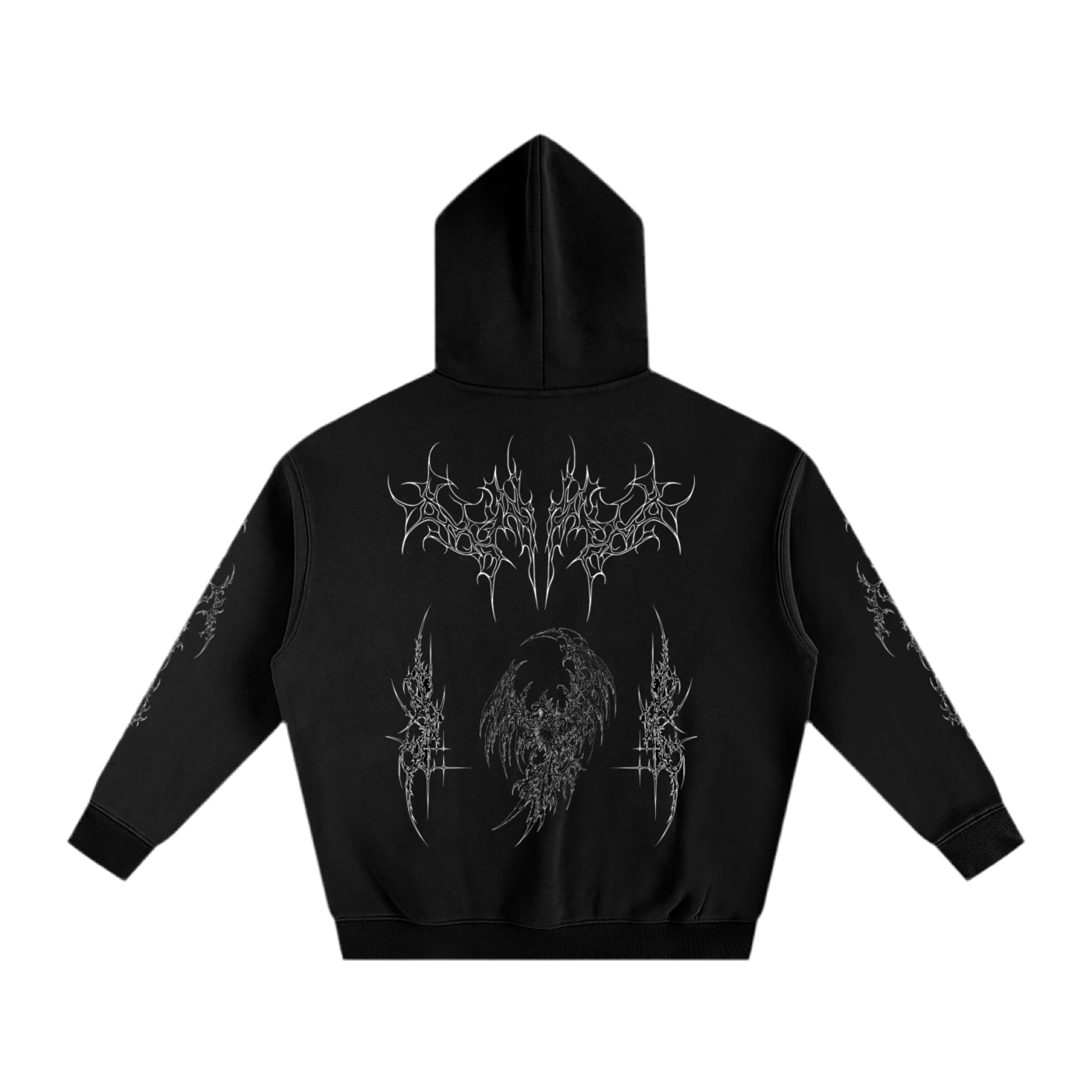 Lost Phoenix Oversize Fleeced Hoodie