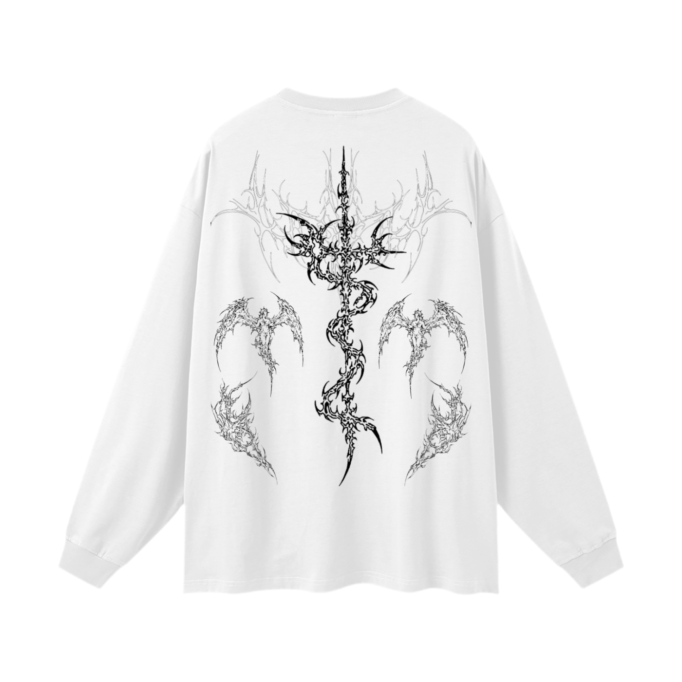 Lost Angels Oversized Long Sleeve T-Shirt