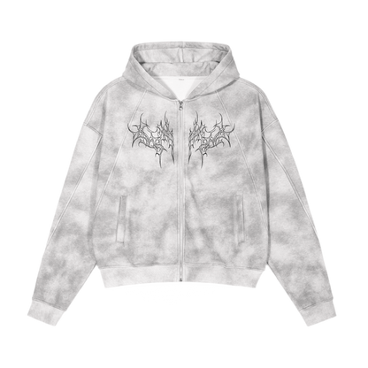 Deity Zip-Up Fleece Hoodie