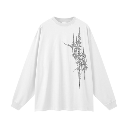 Lost Angels Oversized Long Sleeve T-Shirt