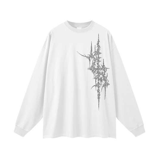 Lost Angels Oversized Long Sleeve T-Shirt