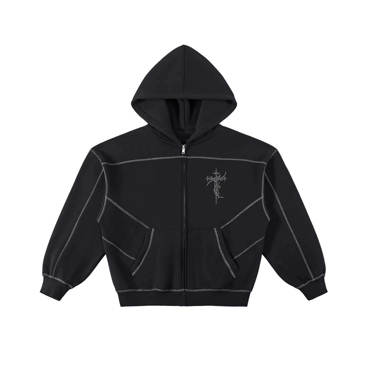 Dragon Sigil Zip-Up Hoodie