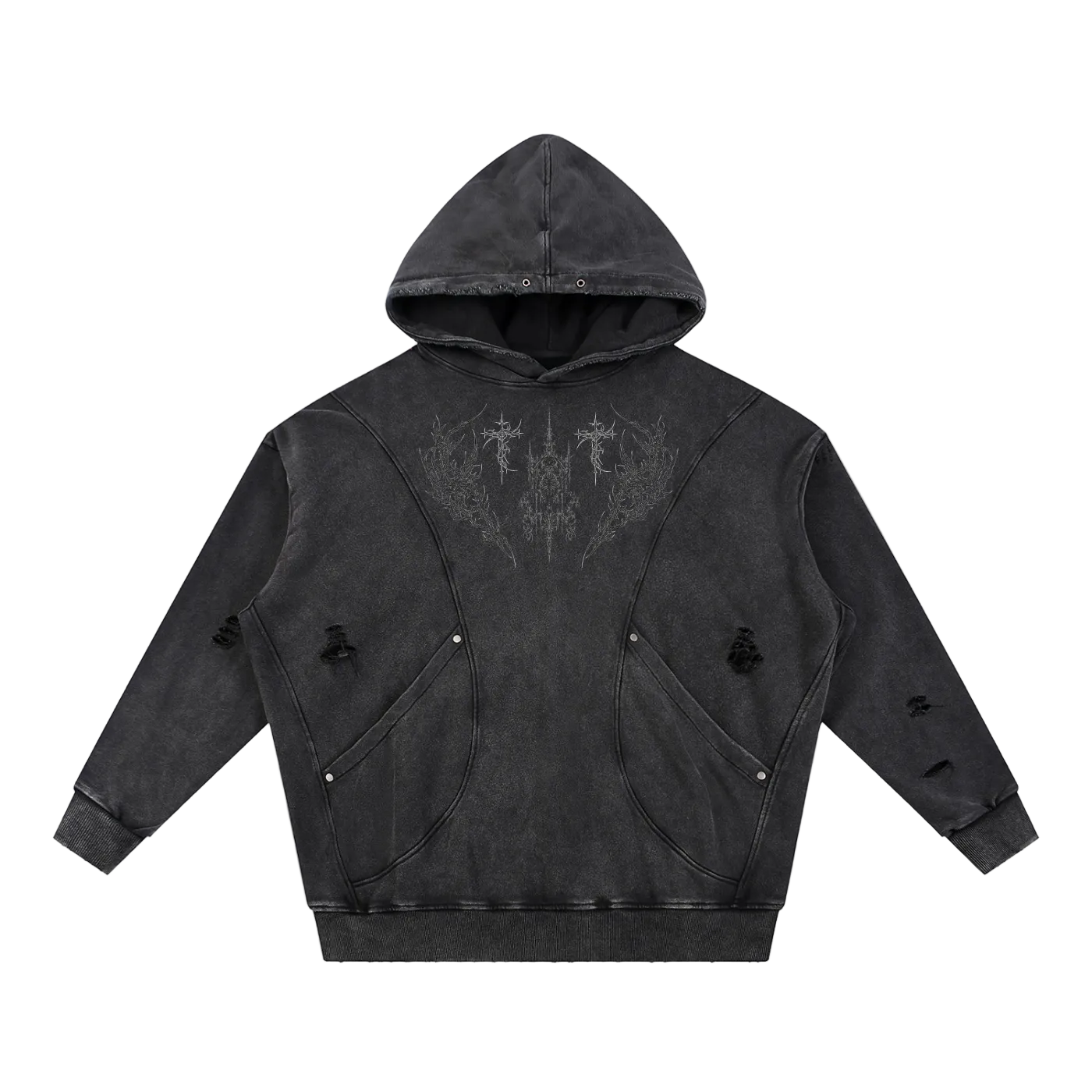 Lost Apostle Distressed Hoodie